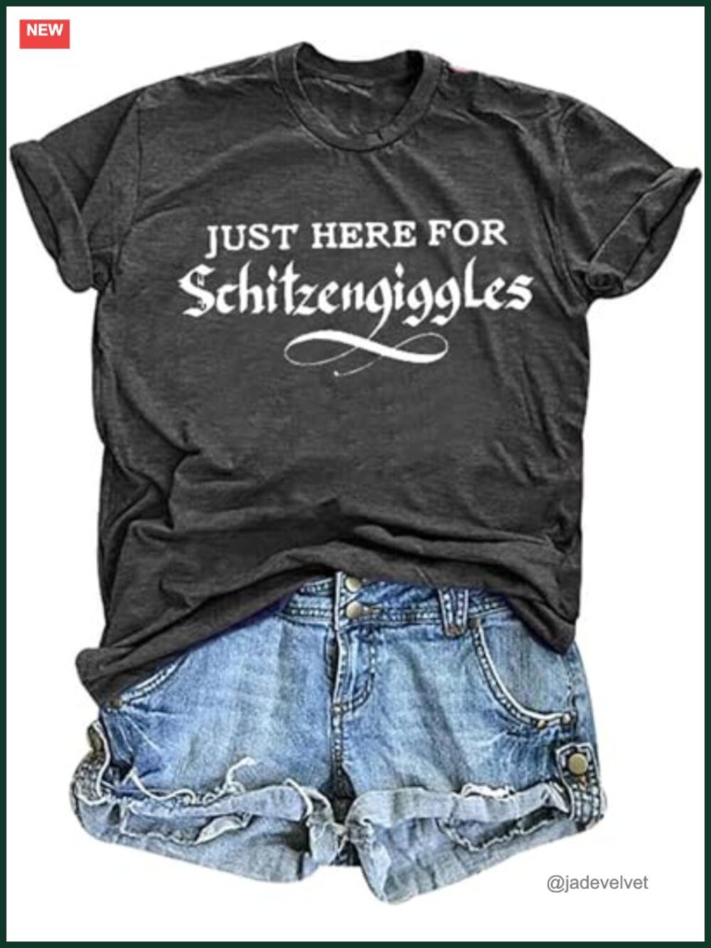 Funny Oktoberfest Women's Graphic Tee Schitzengiggles Beer Party T-Shirt Crew
